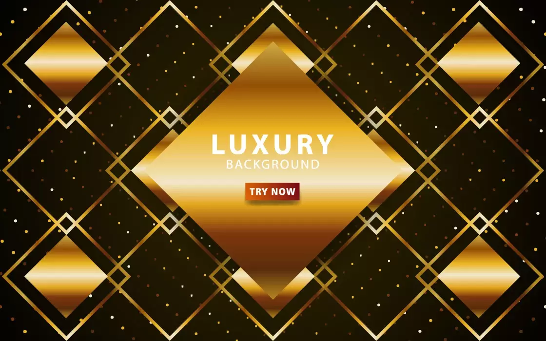 وکتور پس زمینه طلایی لوکس